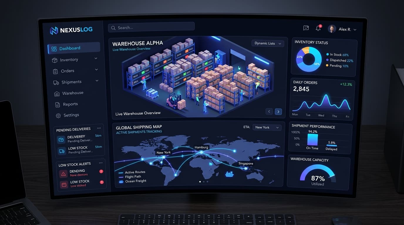Enterprise Inventory, Order & Logistics Management System